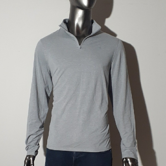 NWOT Body Glove Long Sleeve Quarter Zip - Gray - Large - Picture 1 of 6